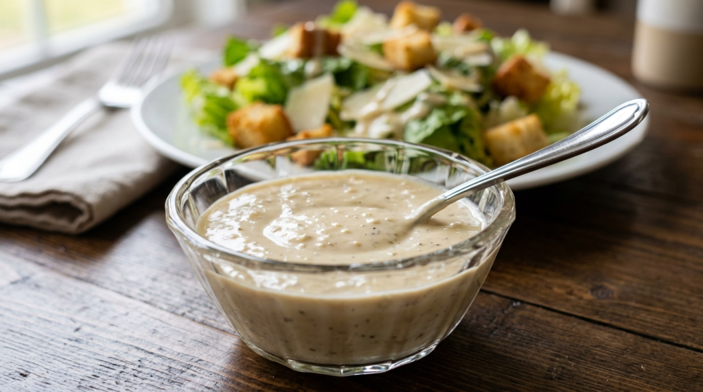 Creamy Caesar dressing