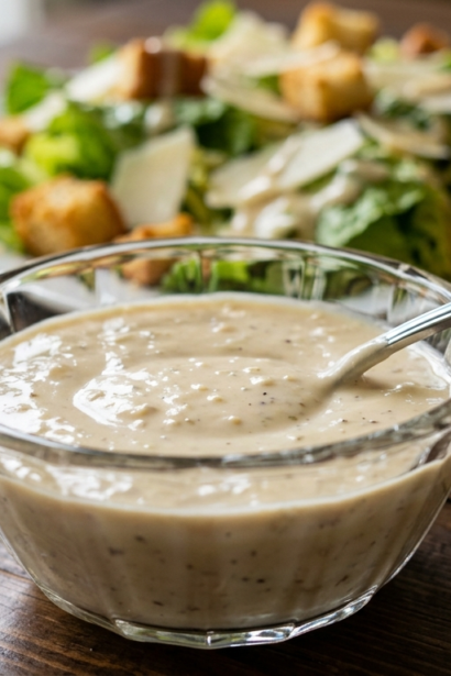Creamy Caesar dressing