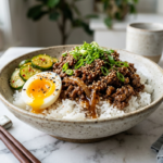 Korean Ground Beef Bowl