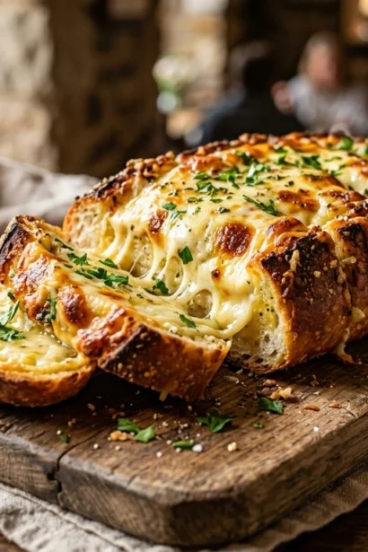 Cheesy Garlic Bread Recipe