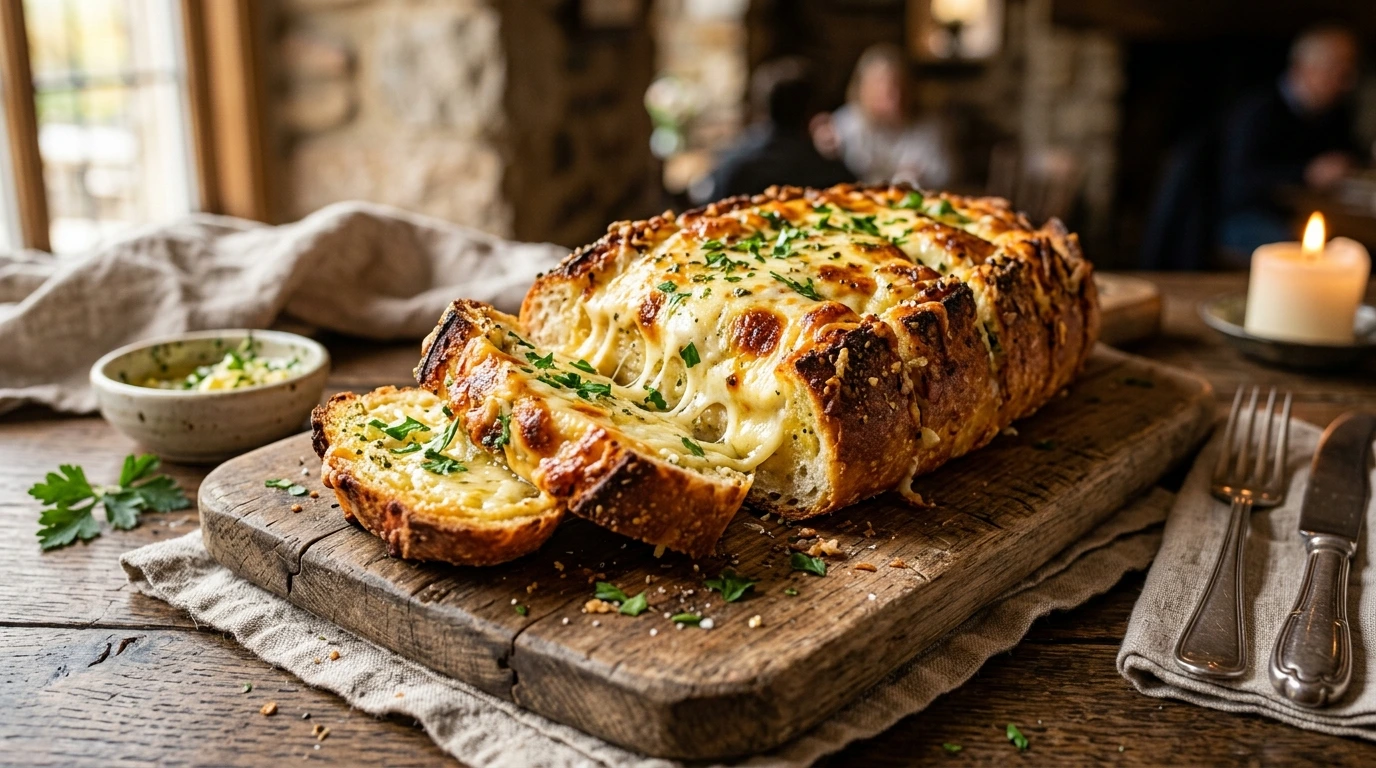 Cheesy Garlic Bread Recipe