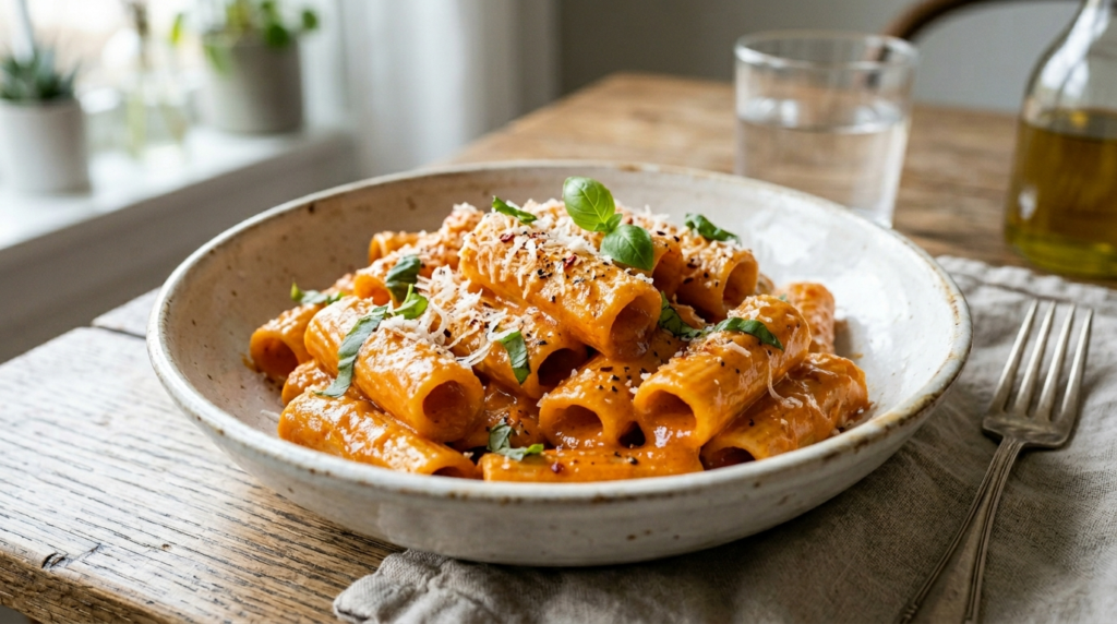 Creamy Tomato Garlic Pasta